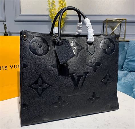 louis vuitton empreinte black bag|OnTheGo MM Monogram Empreinte Leather .